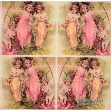 Serwetka decoupage firmy SAGEN elfy 33cmx33cm